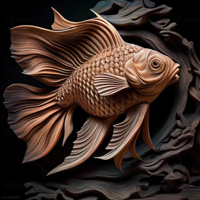 3D model Schaper s epiplatis fish (STL)